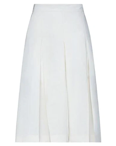Shop Sportmax Code Woman Pants White Size 6 Cotton, Linen