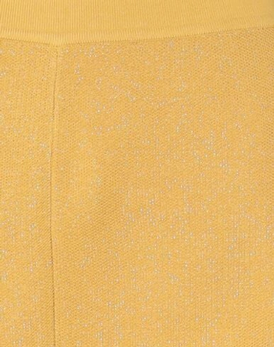 Shop Gentryportofino Woman Pants Ocher Size 6 Viscose, Polyester In Yellow