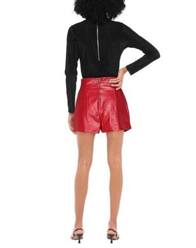 Shop Versace Shorts In Red