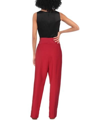 Emporio Armani Woman Pants Fuchsia Size L Cotton In Red