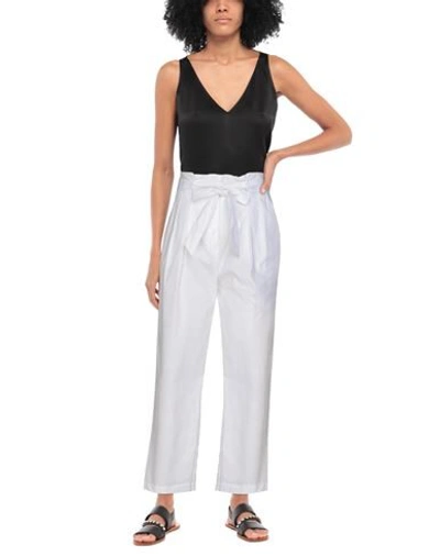 Rossopuro Casual Pants In White