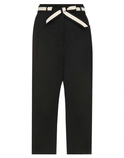 Shop Manila Grace 3/4-length Shorts In Black
