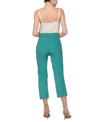 Shop Berna Woman Pants Turquoise Size 2 Polyester, Elastane In Blue