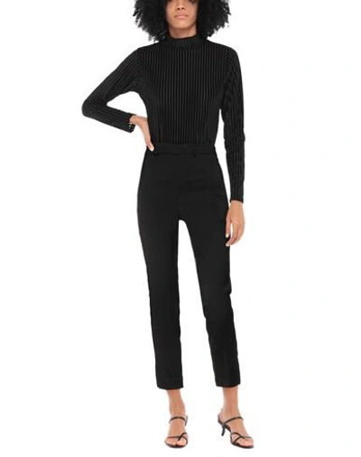 Hanita H Couture Woman Pants Black Size 4 Polyester, Nylon, Elastane In Black