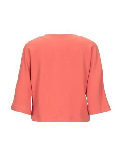 Shop Antonelli Woman Blazer Orange Size 6 Viscose, Acetate, Elastane