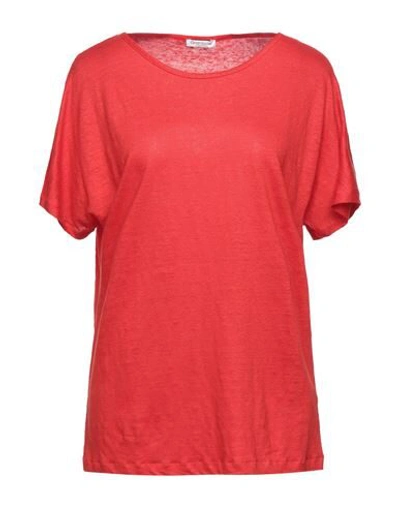 Shop Gran Sasso Woman Sweater Red Size 8 Linen
