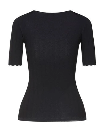 Shop Giorgio Armani Woman Sweater Midnight Blue Size 4 Viscose, Polyamide