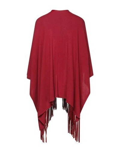 Shop Emporio Armani Capes & Ponchos In Red