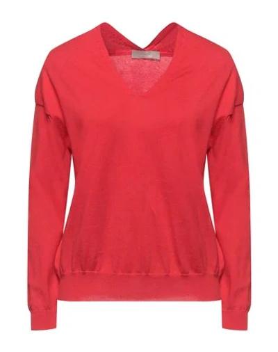 Shop Cruciani Woman Sweater Red Size 2 Cotton