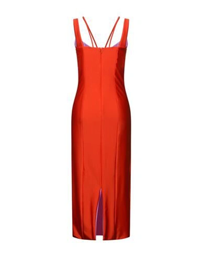 Shop Fausto Puglisi 3/4 Length Dresses In Orange