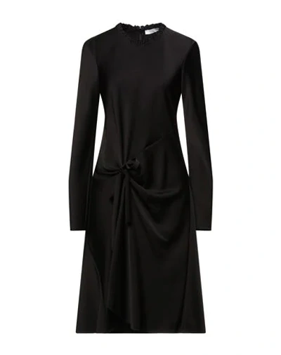 Shop Chloé Woman Midi Dress Black Size 6 Triacetate, Polyester