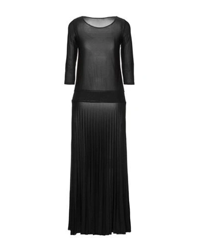 Shop Hopper Long Dresses In Black