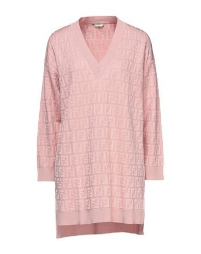 Shop Fendi Short Dresses In Pink