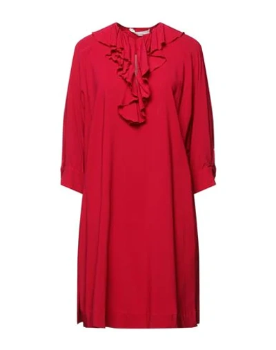 Shop Liviana Conti Woman Mini Dress Fuchsia Size 8 Viscose, Elastane In Pink