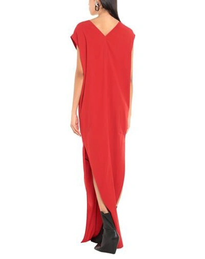 Rick Owens Long Dresses In Red