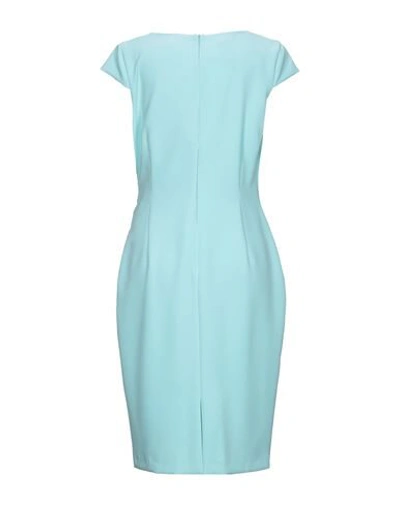 Shop Access Fashion Woman Midi Dress Light Green Size L Polyester, Elastane