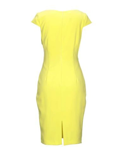 Shop Access Fashion Knee-length Dresses In Yellow