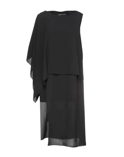Shop Alessio Bardelle Midi Dresses In Black