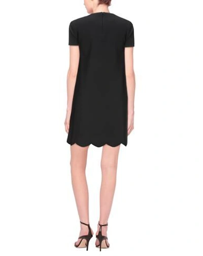 Shop Valentino Garavani Woman Mini Dress Black Size M Viscose, Polyester, Polyamide, Modal