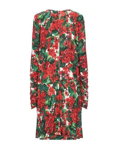 Dolce & Gabbana Midi Dresses In Red