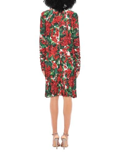 Dolce & Gabbana Midi Dresses In Red