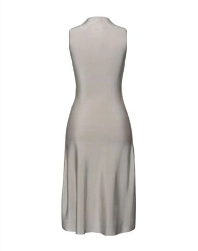 Giorgio Armani Midi Dresses In Grey