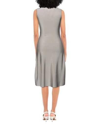 Giorgio Armani Midi Dresses In Grey