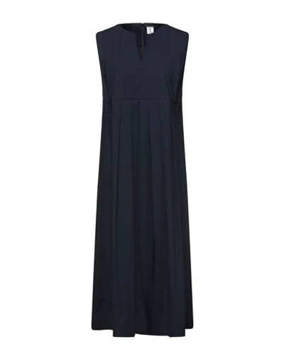 Shop 1-one 3/4 Length Dresses In Dark Blue