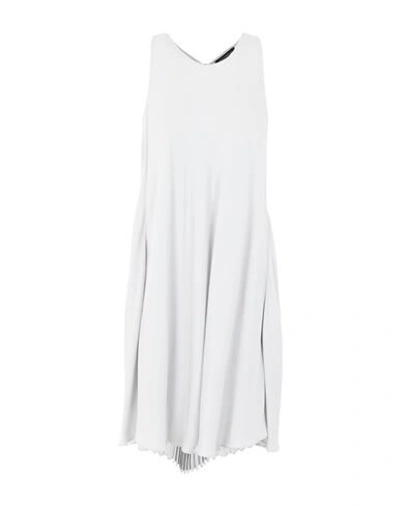 Shop Antonelli Woman Mini Dress Light Grey Size 8 Acetate, Viscose