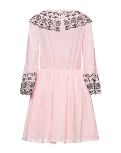 Shop Be Blumarine Woman Mini Dress Pink Size 6 Cotton