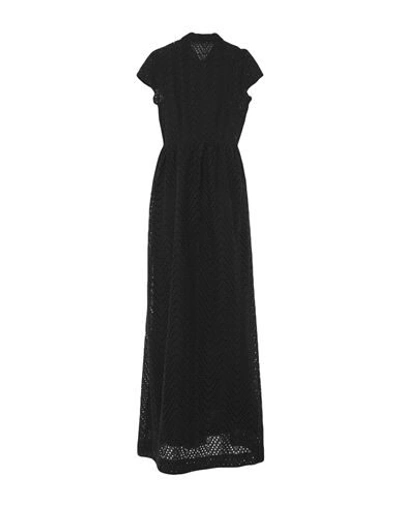 Shop Alessandro Dell'acqua Long Dresses In Black