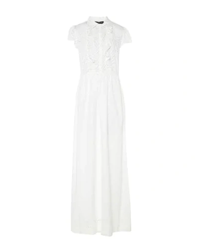 Shop Alessandro Dell'acqua Long Dresses In White