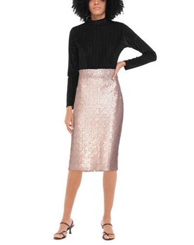 Shop Alessandro Dell'acqua 3/4 Length Skirts In Pale Pink