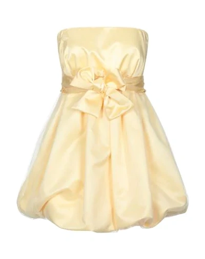 Shop 5rue Short Dresses In Light Yellow