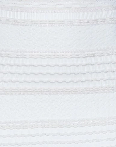 Shop Alexander Mcqueen Woman Midi Skirt White Size L Viscose, Polyester