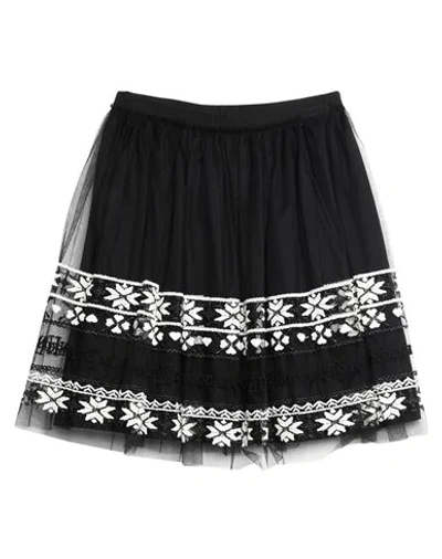Shop Pinko Uniqueness Woman Midi Skirt Black Size 4 Polyester, Acrylic, Wool, Polyamide