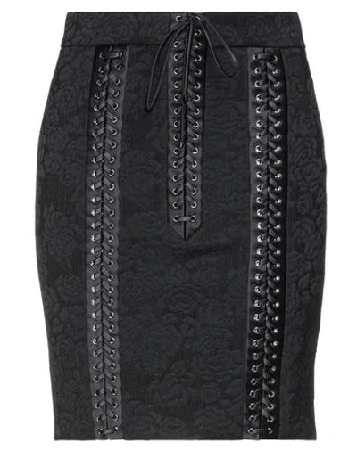 Shop Dolce & Gabbana Woman Midi Skirt Black Size 2 Polyester, Silk, Acetate, Viscose, Elastane