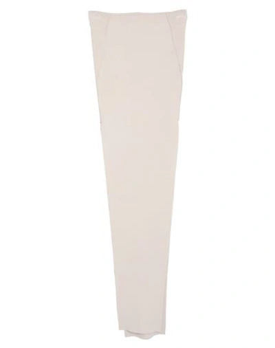 Shop Rick Owens Long Skirts In Ivory