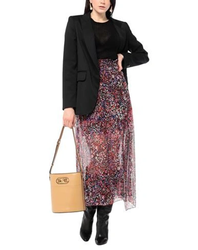 Maje Long Skirts In Black