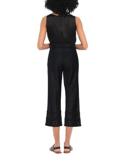 Twinset Cropped Pants In Black
