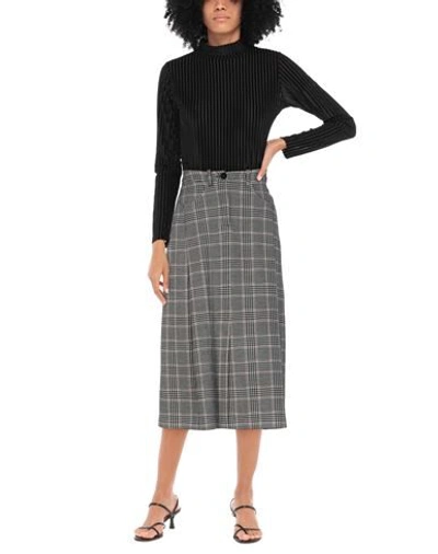 Shop Giorgio Armani 3/4 Length Skirts In Black
