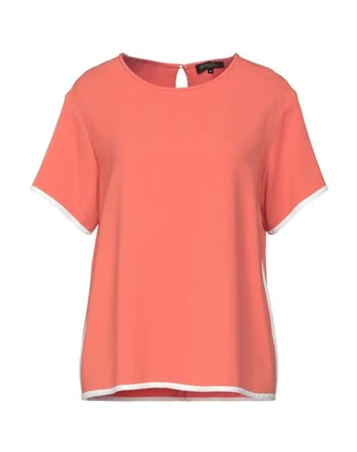 Shop Antonelli Woman Top Orange Size 8 Viscose, Acetate, Elastane