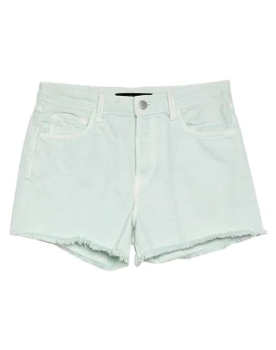 Shop J Brand Denim Shorts In Light Green
