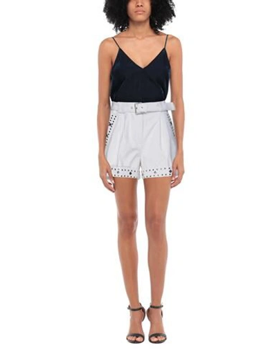 Twinset Denim Shorts In White