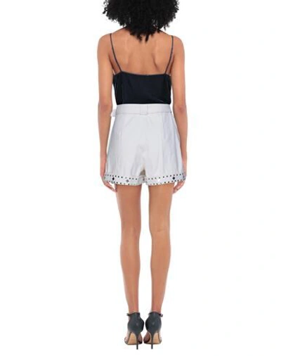 Twinset Denim Shorts In White