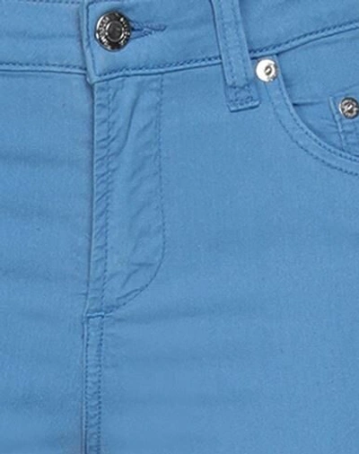 Shop Siviglia Woman Jeans Pastel Blue Size 27 Cotton, Lyocell, Elastane