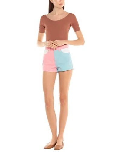 Chiara Ferragni Denim Shorts In Pink