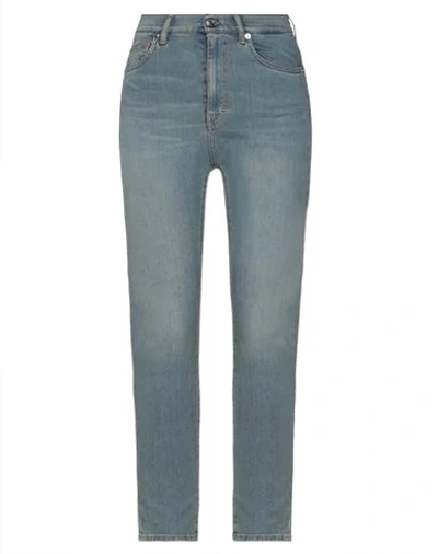 Shop Iro Woman Jeans Blue Size 25 Cotton, Modal, Elastomultiester, Elastane