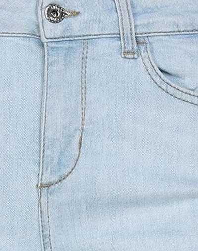 Shop Liu •jo Woman Denim Pants Blue Size 30w-30l Cotton, Elastane