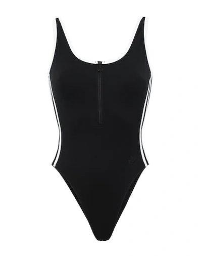 Shop Adidas Originals Swimsuit Pb Woman One-piece Swimsuit Black Size 00 Recycled Polyester, Elastane